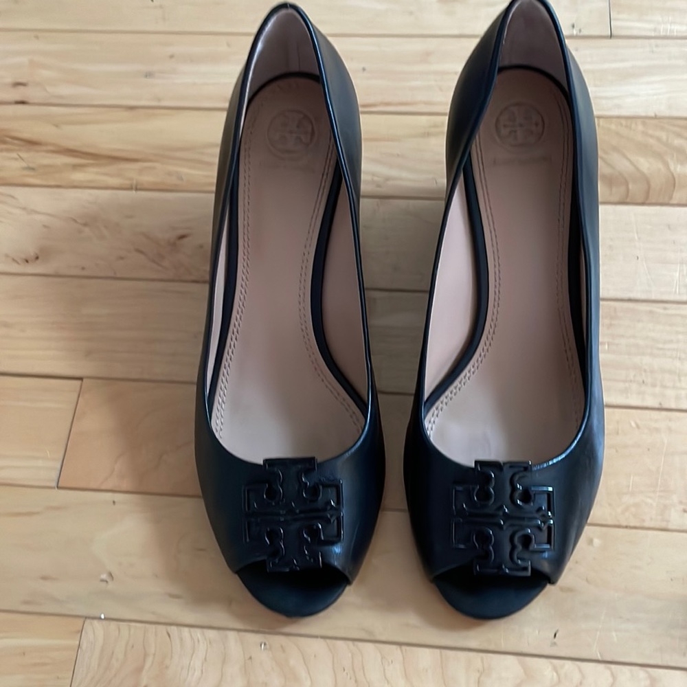 Tory Burch open toe wedge